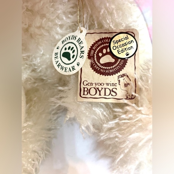 BOYDS BEARS MOTHER'S DAY MOM Heart JoyAnn Hugsbeary 14" Plush TAGS - Picture 4 of 7